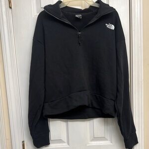 North face cropped sweater